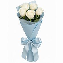 Букет 5 Белых роз Проуд #REPLACE_PRED# Усово