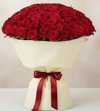 Букет 101 Красная роза Милано в Усово