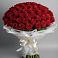 Букет 101 Красная роза Блэк Мэджик в Усово