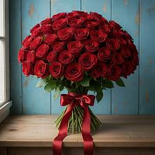 Букет Красные розы Блэк Меджик в Усово