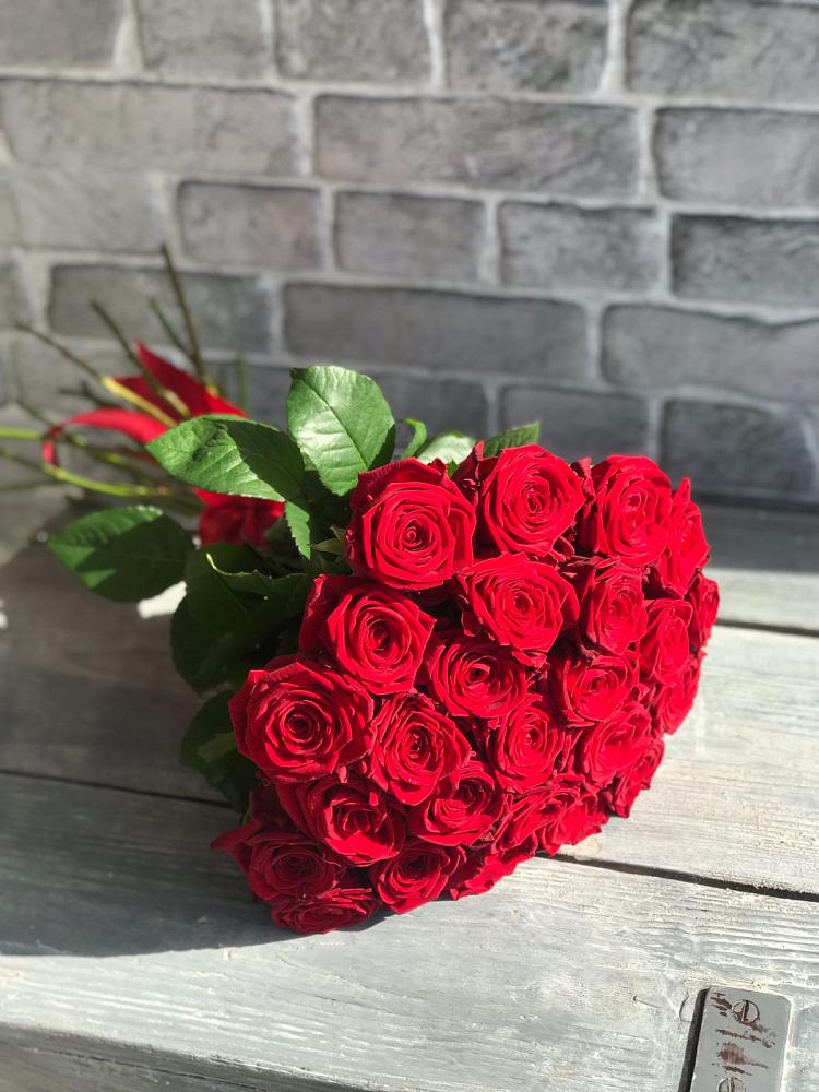 Букет Красные розы Фридом в Усово