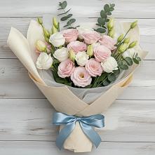 Букет цветов из:  Лизиантусы #REPLACE_PRED# Усово