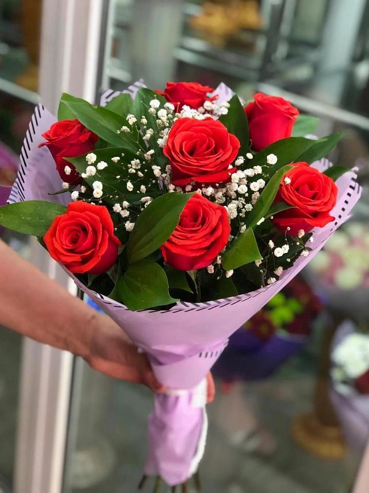 Букет цветов из: Розы в Усово