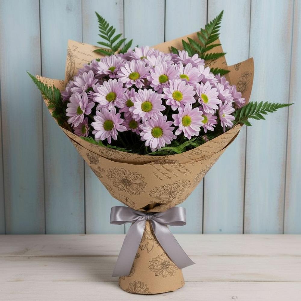 Букет цветов из: Хризантемы в Усово