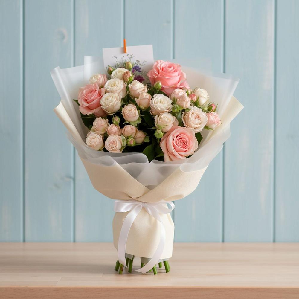 Букет цветов из: Розы в Усово