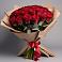 Букет 25 Красных роз Лотус в Усово