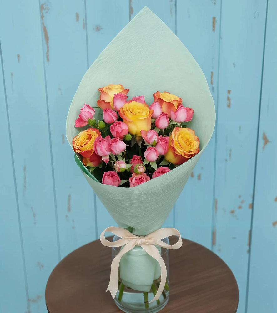 Букет цветов из: Розы в Усово