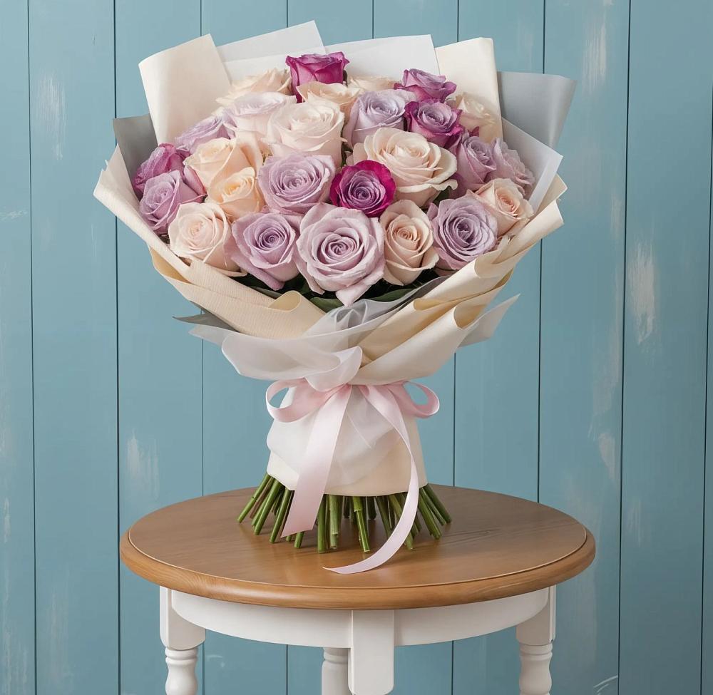 Букет цветов из: Розы в Усово