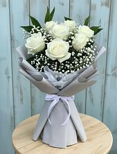 Букет цветов из:  Розы в Усово