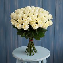 Букет 51 Белая роза Эдлесс Лав #REPLACE_PRED# Усово