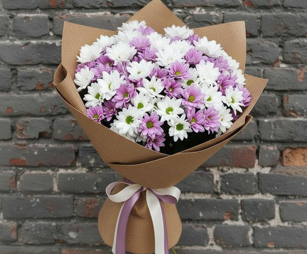 Букет цветов из: Хризантемы в Усово