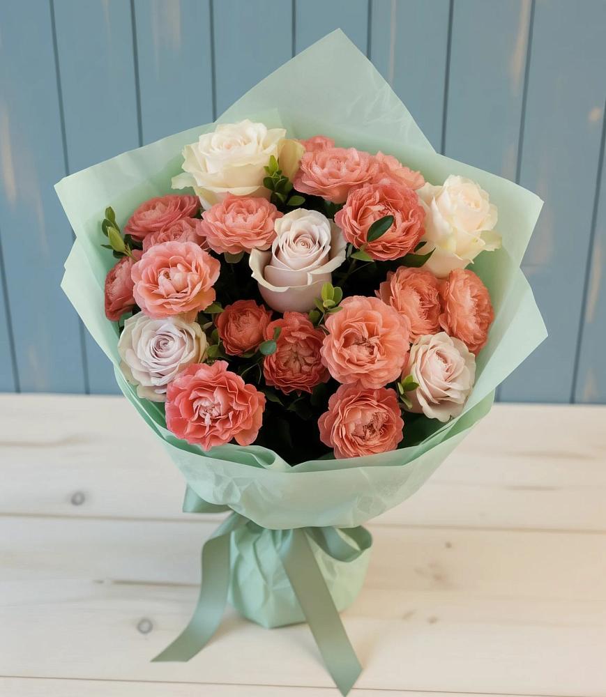 Букет цветов из: Розы в Усово