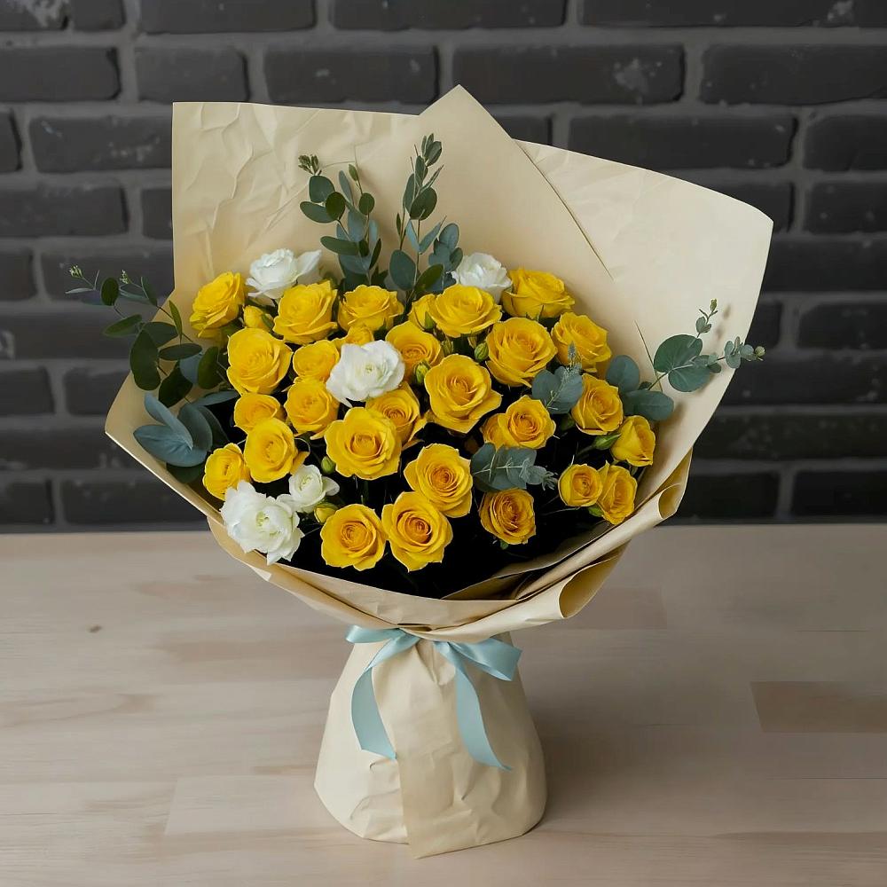 Букет цветов из: Розы в Усово