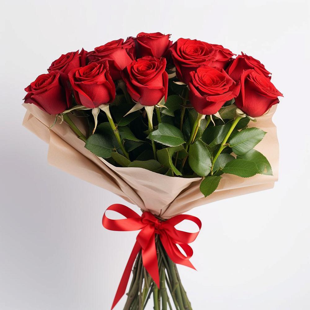 Букет 11 Красных роз Эдлесс Лав в Усово